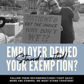 What to do if your Exemption is Denied?