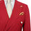 Thumbnail: Men's Double Breasted Suit Red-White Striped