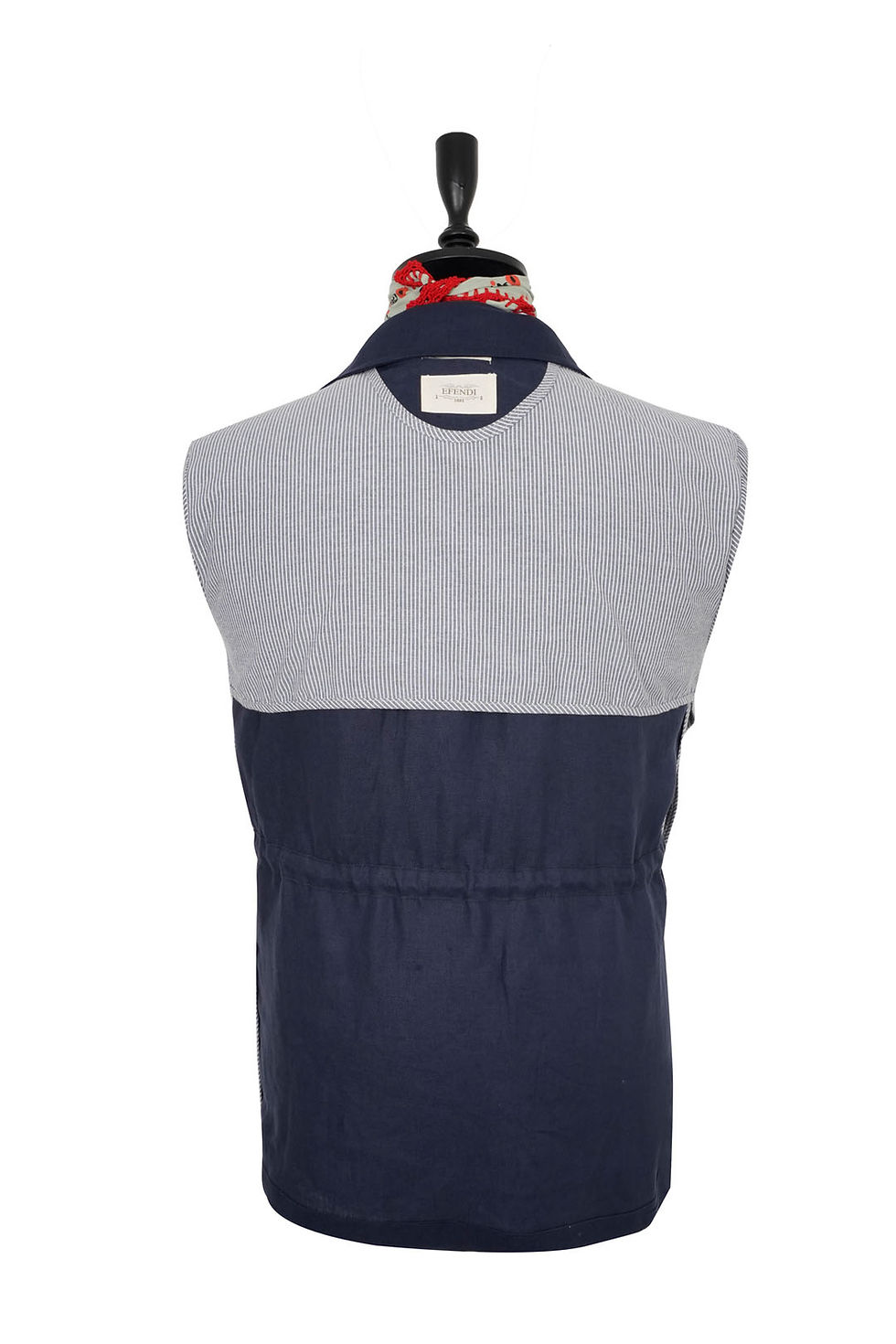Thumbnail: Men's Safari Jacket Navy Linen