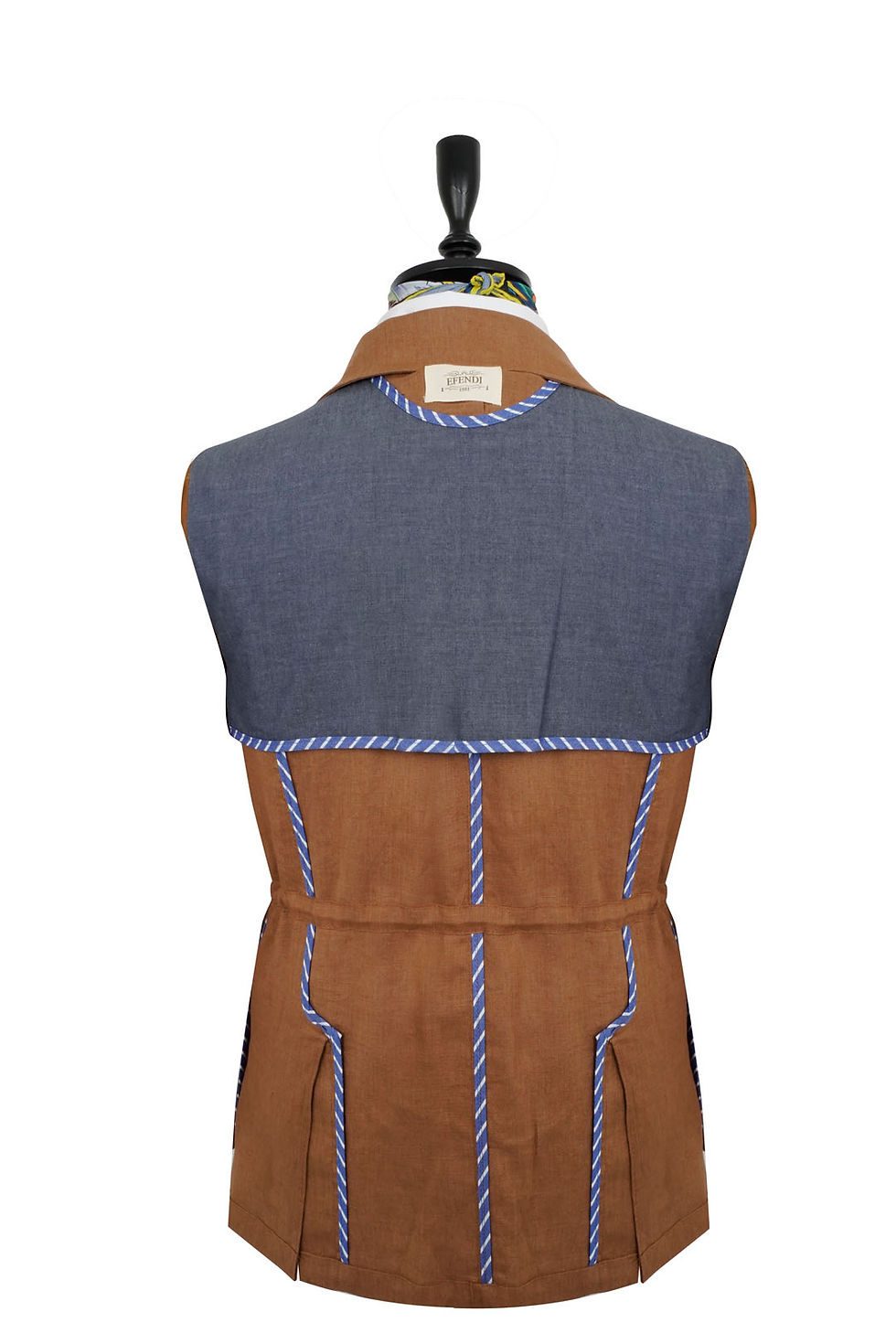 Thumbnail: Men's Safari Suit Caramel Linen