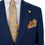 Thumbnail: Men's Notch Lapel Pure Linen Suit Navy