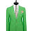 Thumbnail: Men's Linen Blazer Jacket Green