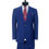 Thumbnail: Men's Suit Wide Peak Lapel Wool Navy