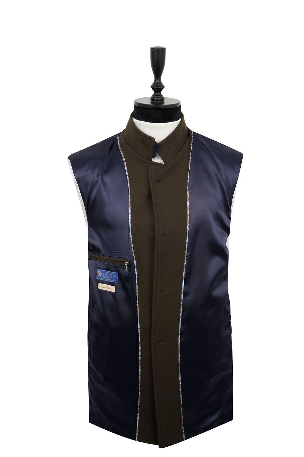 Thumbnail: Men's Coat Wool Khaki