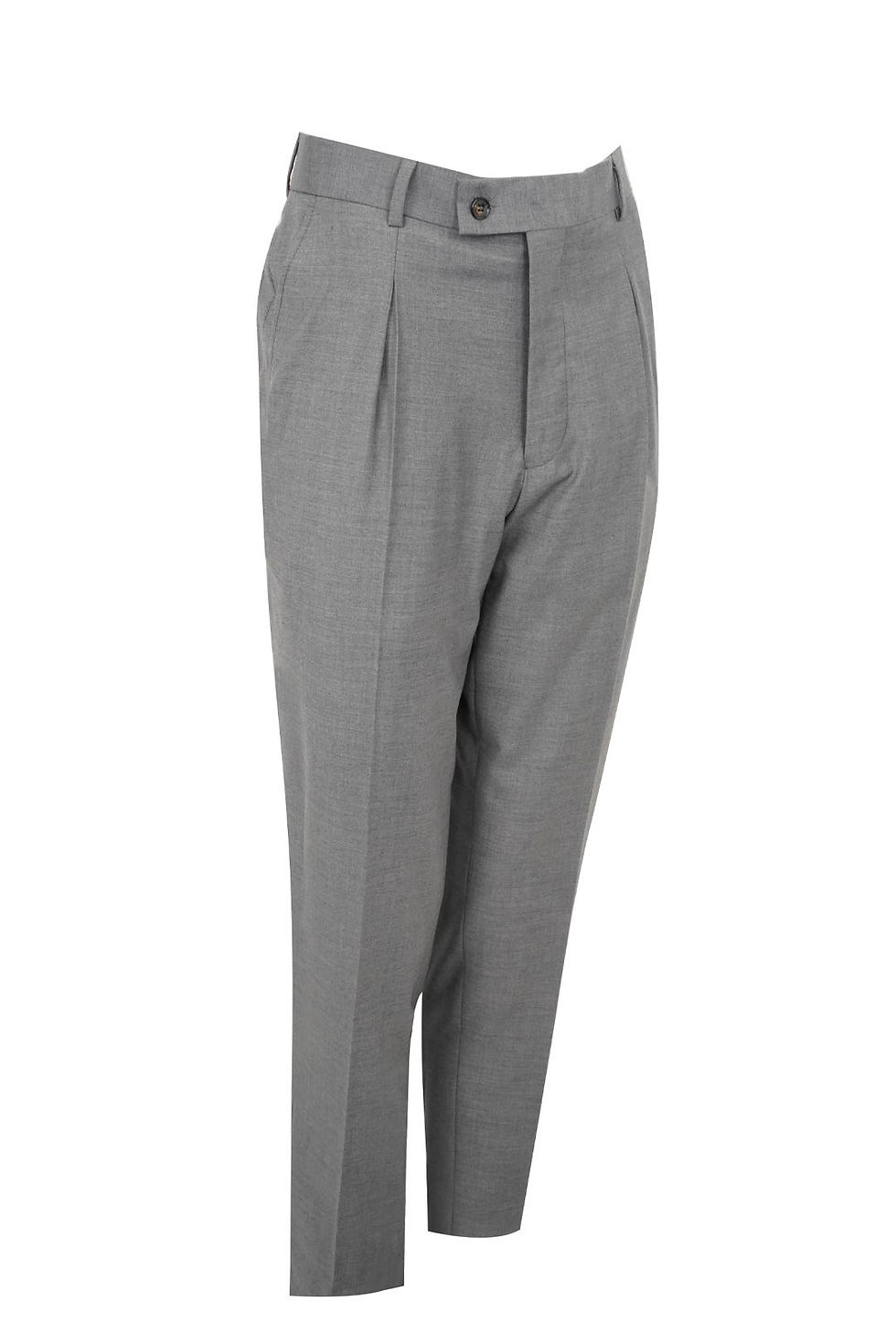 Thumbnail: Men's Suit Peak Lapel Grey Mix Wool