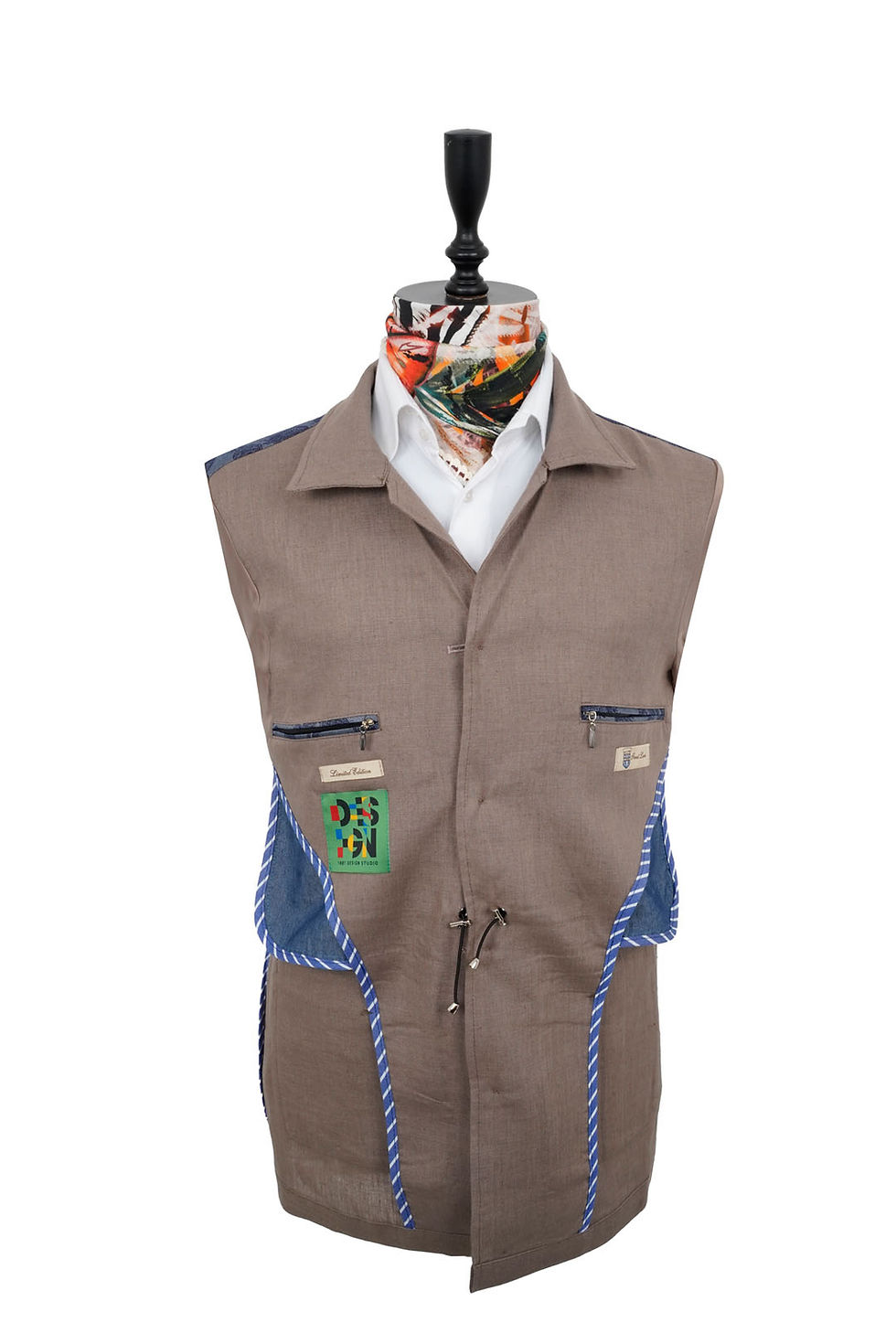 Thumbnail: Men's Safari Jacket  Mocha Linen