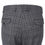 Thumbnail: Sartorial Trousers With Flap Pocket & Pleat Design Wool Grey Chacked