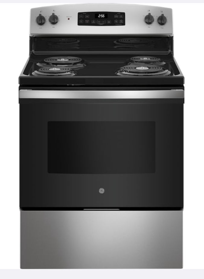 GE 30-in 4 Burners 5-cu ft Electric Range