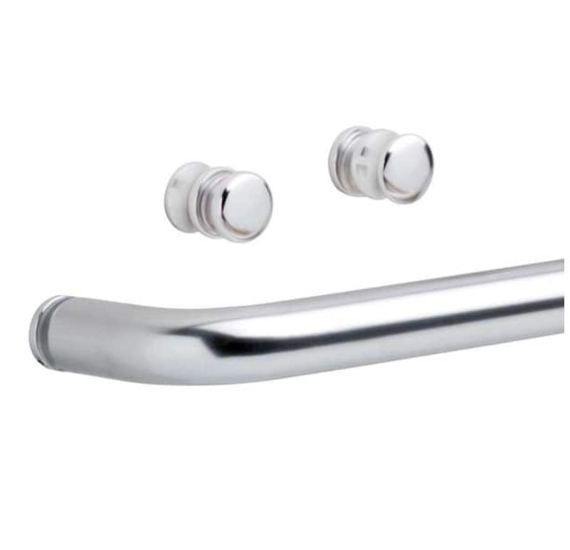 Delta Simplicity 20 in. Sliding Shower and Bathtub Door Handles in Chrome
