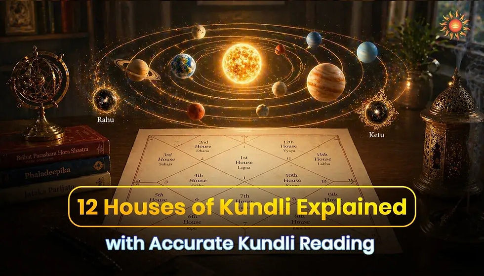 12 houses kundli astrology