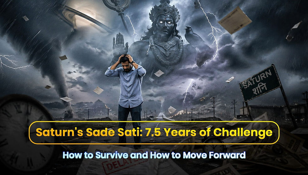 Saturn Sade Sati Struggle