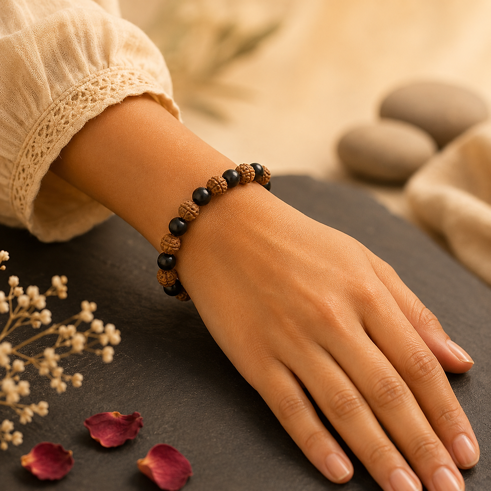 Thumbnail: Rudarksh Karungali Bracelet