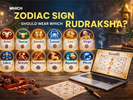 Which Zodiac Sign Should Wear Which Rudraksha? Guide by Best Astrologer