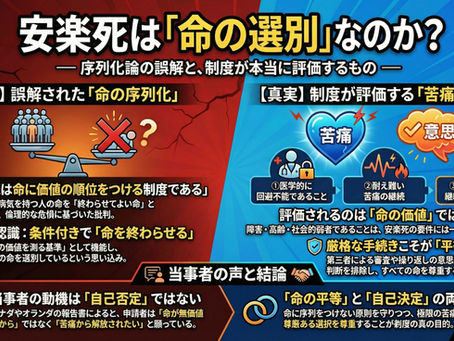 安楽死は命の序列化か