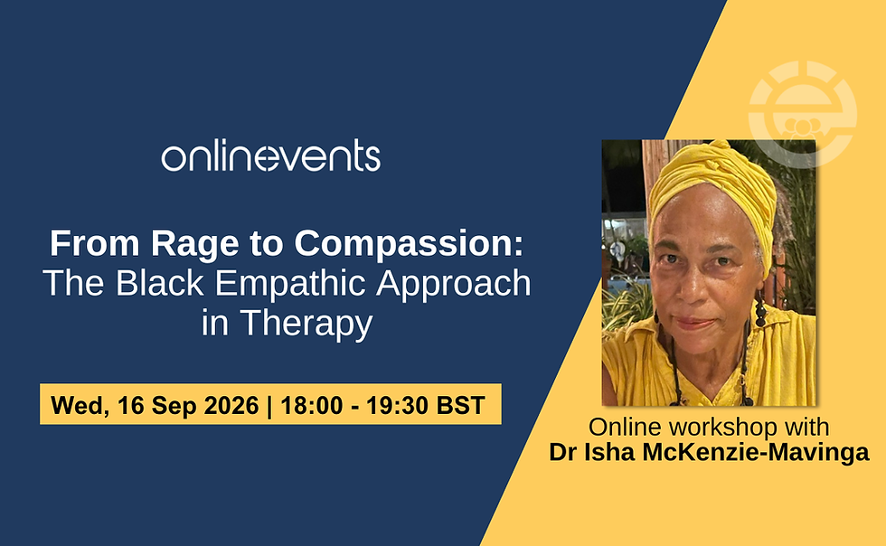 From Rage to Compassion  - Dr Isha McKenzie-Mavinga