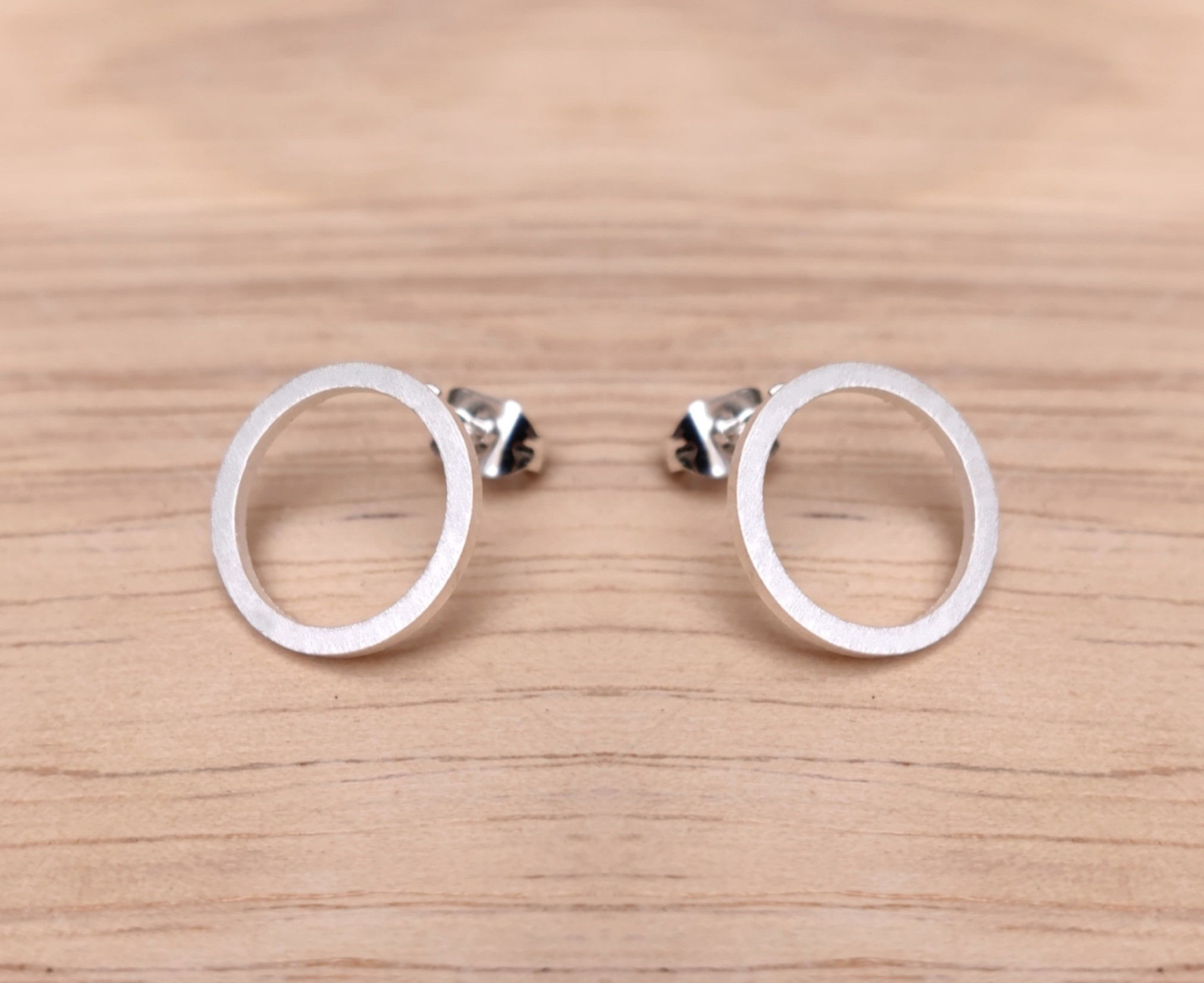 Ohrstecker Ring, groß