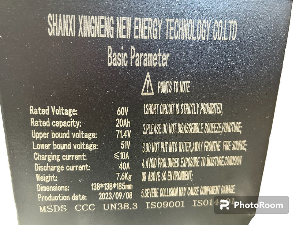 Thumbnail: MidiMax 60v20ah battery 