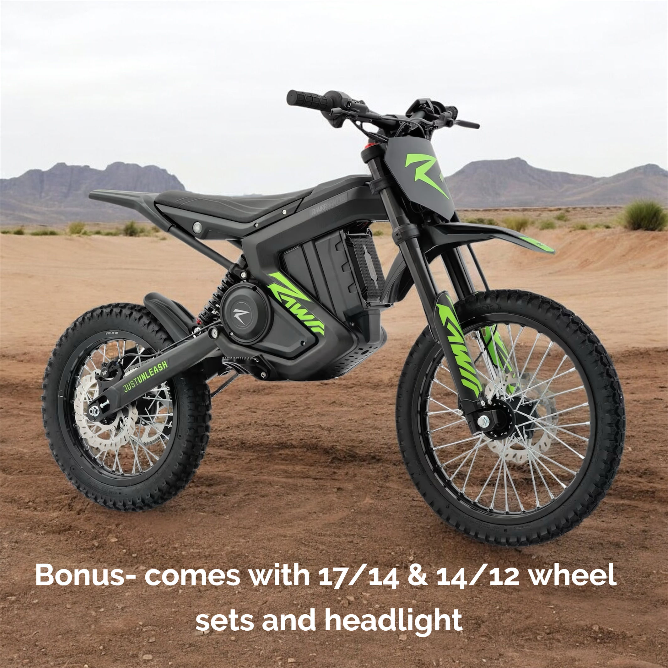 72v RAWRR MANTIS MINI R PLUS 17/14 Tyre Set