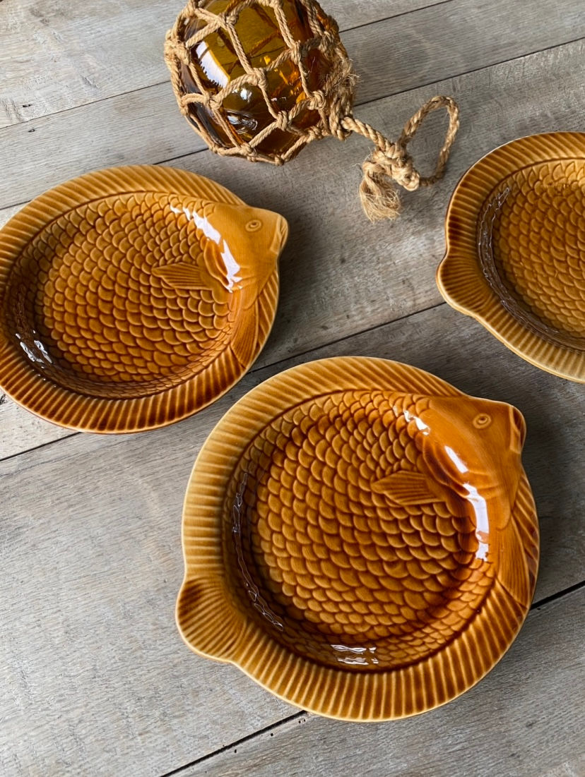 Miniature : Assiettes poisson Sarreguemines