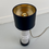 Miniature : Lampe en porcelaine - Abat-jour NOIR/DORÉ