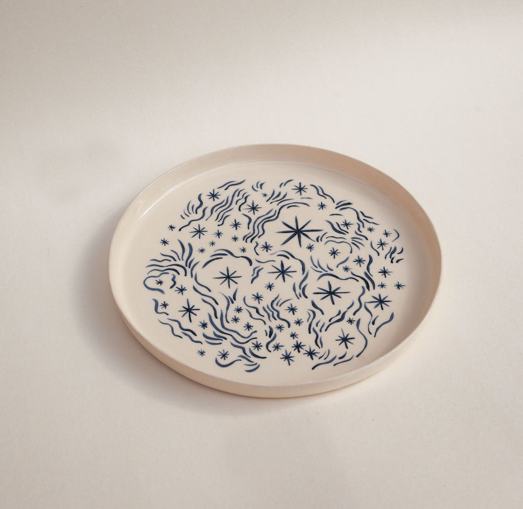 Grande assiette étoilée