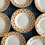 Miniature : 8 assiettes collection DAMAS