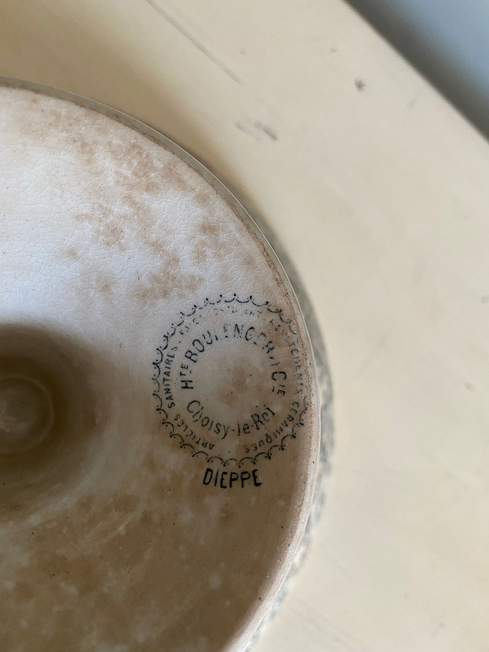 Miniature : Compotier ancien faïencerie Choisy-le-Roi