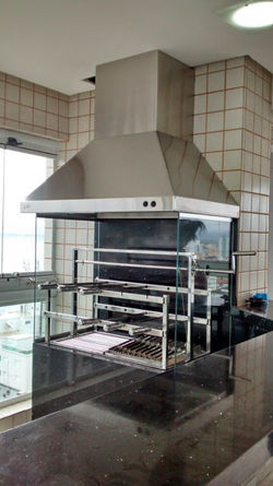Coifa Inox Churrasqueira