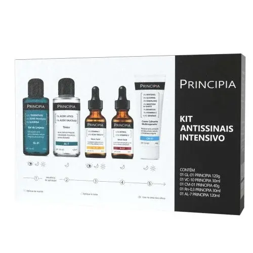 Miniatura: Kit Antissinais Intensivo GL-01 120 ml + AL-7 + VC-10 + RN-0,3 + CM-01