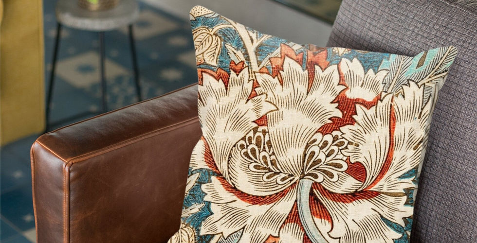 William Morris throw pillow Tulip