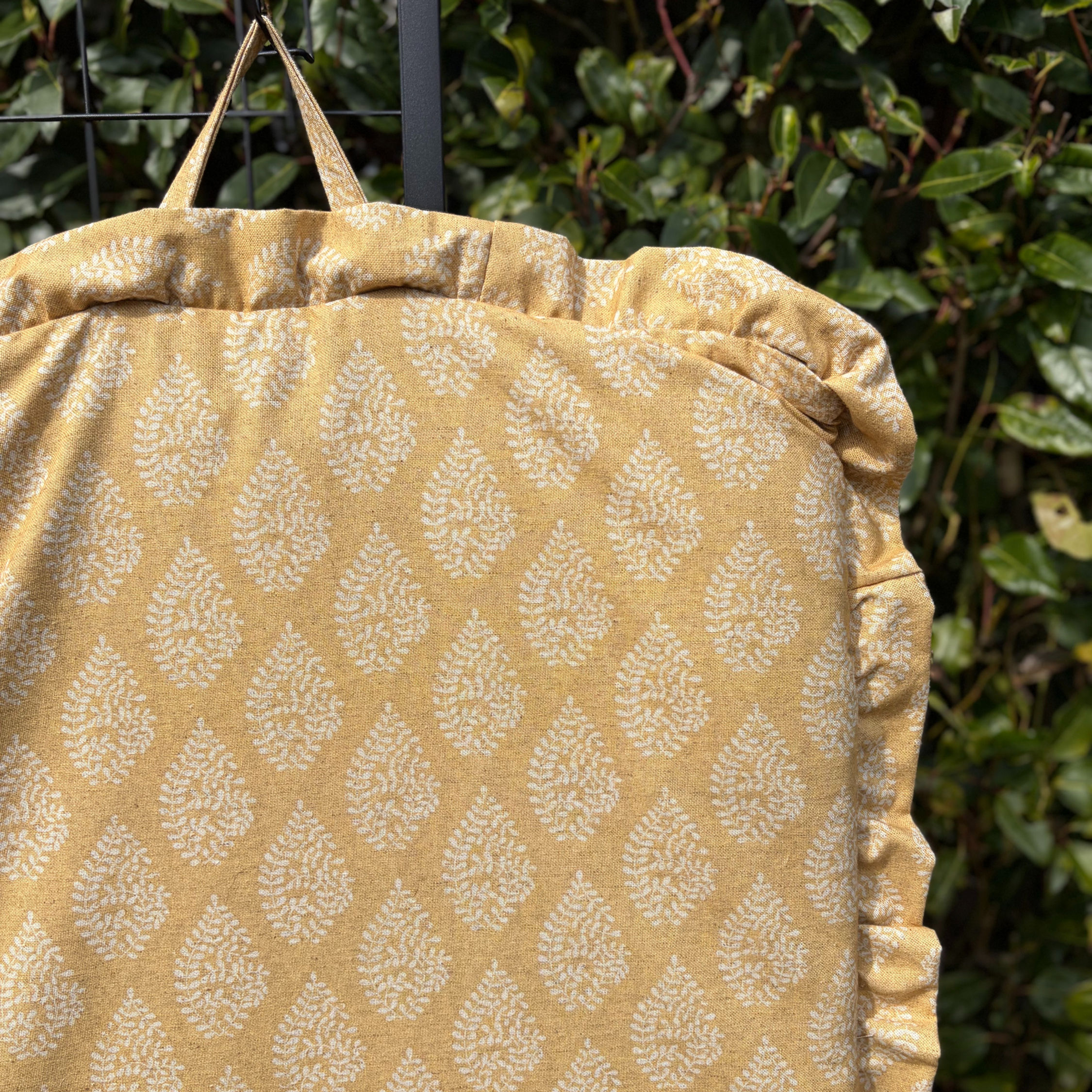 Yellow Ochre with Ruffle