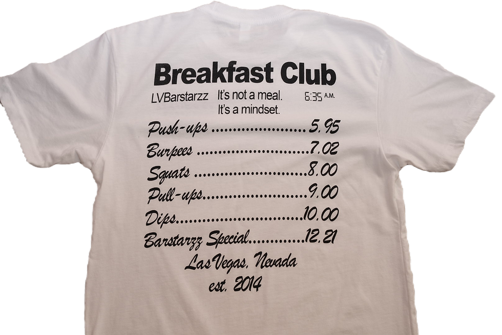 Thumbnail: LVBarstarzz Breakfast Club White Tee