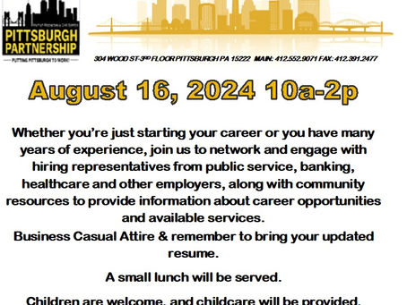 Pittsburgh Partnership Job Fair