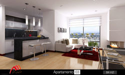 RENDER APTO 84 M2