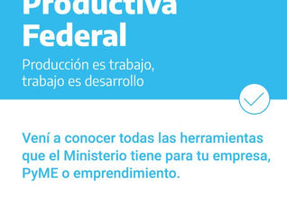 Invitación PyMEs | "Estrategia Productiva Federal"