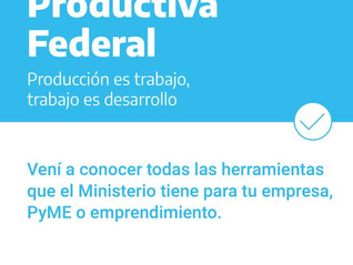 Invitación PyMEs | "Estrategia Productiva Federal"