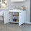 Miniatura: sink cabinet Utility, Burwood, White