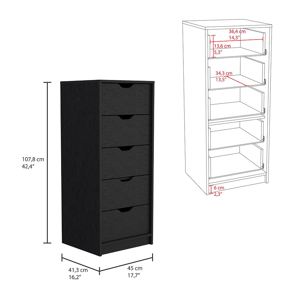 Miniatura: Stockley 3 Piece Bedroom Set, Black