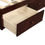 Thumbnail: Orisfur. Twin Size Platform Storage Bed With 3 Drawers