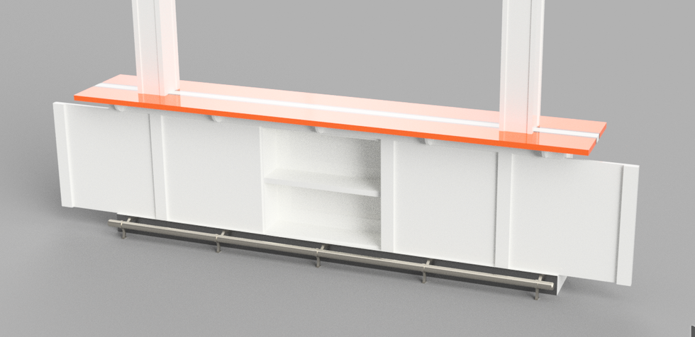 Custom built Cleveland Browns bar.