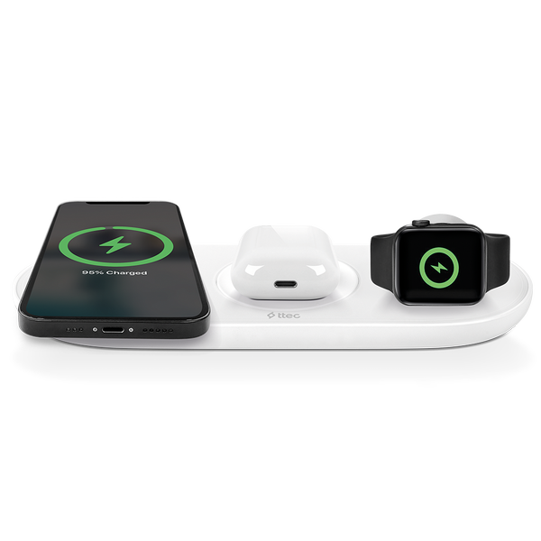 ttec SmartCharger Air+ iPhone+Apple Watch+AirPods Wireless Fast Charger
