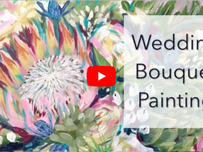 Wedding Bouquet Painting