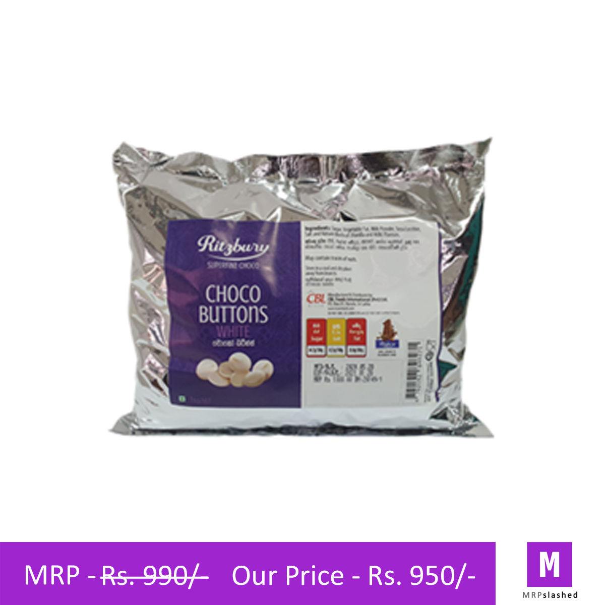 Ritzbury Chocolate Buttons 1kg