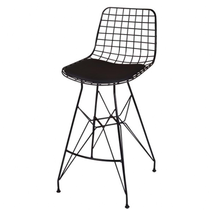 M-381-BR TELLİ BAR SANDALYE