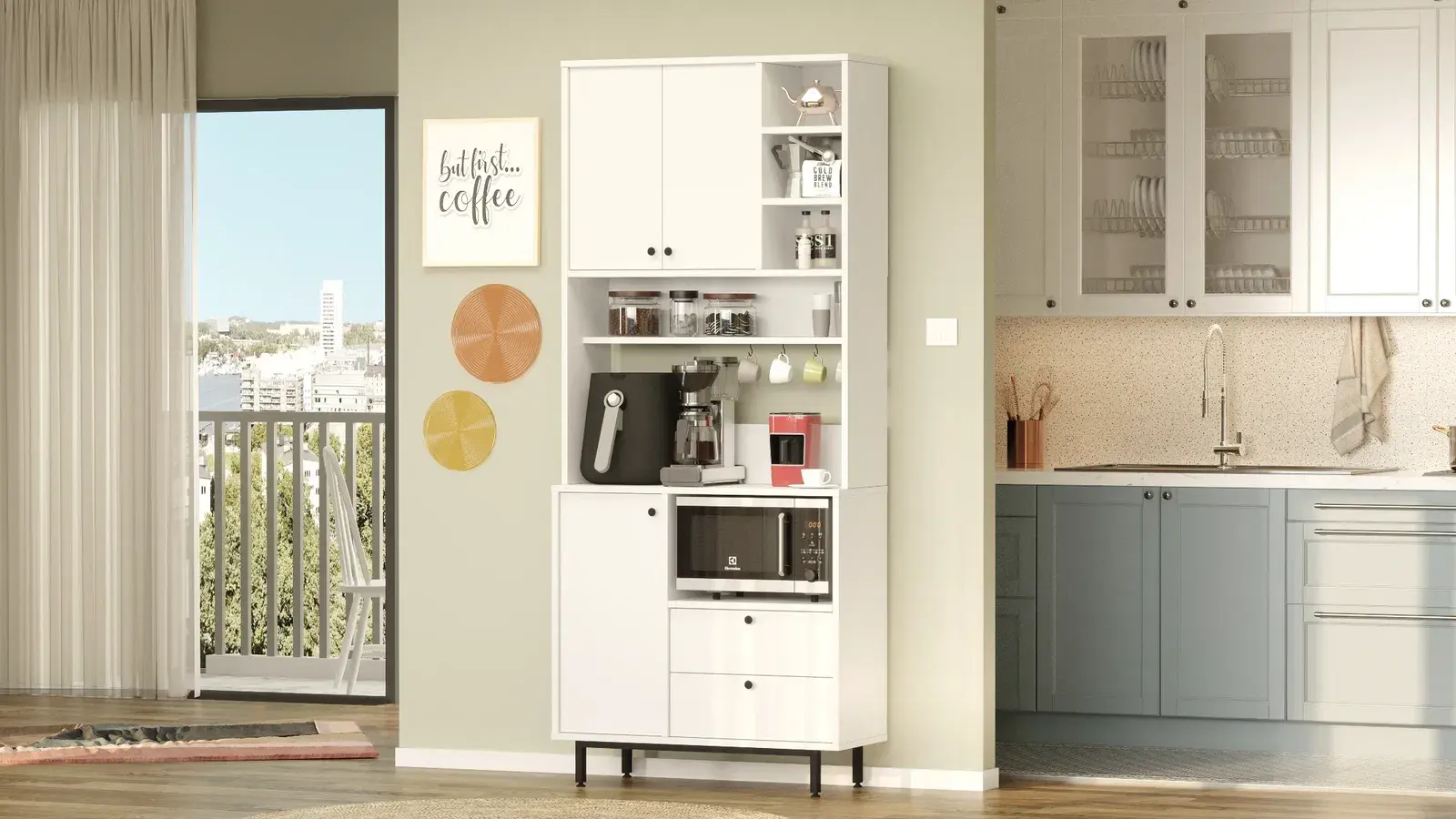 Royce Kahve Köşesi Dolabı RE6-SY