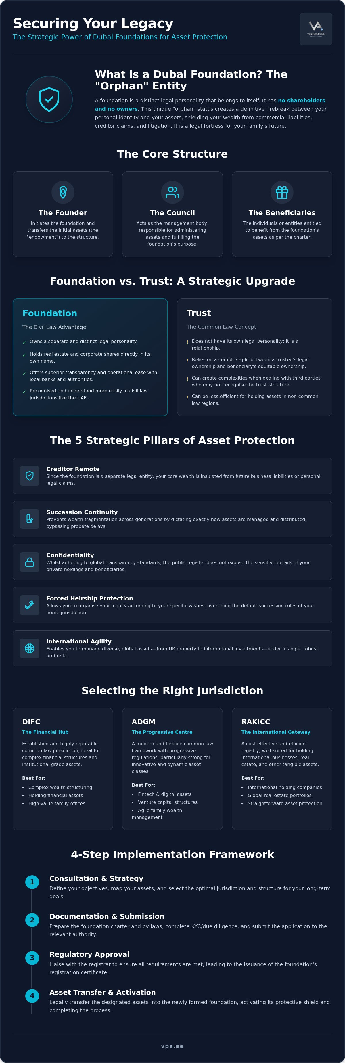 Dubai foundations for asset protection