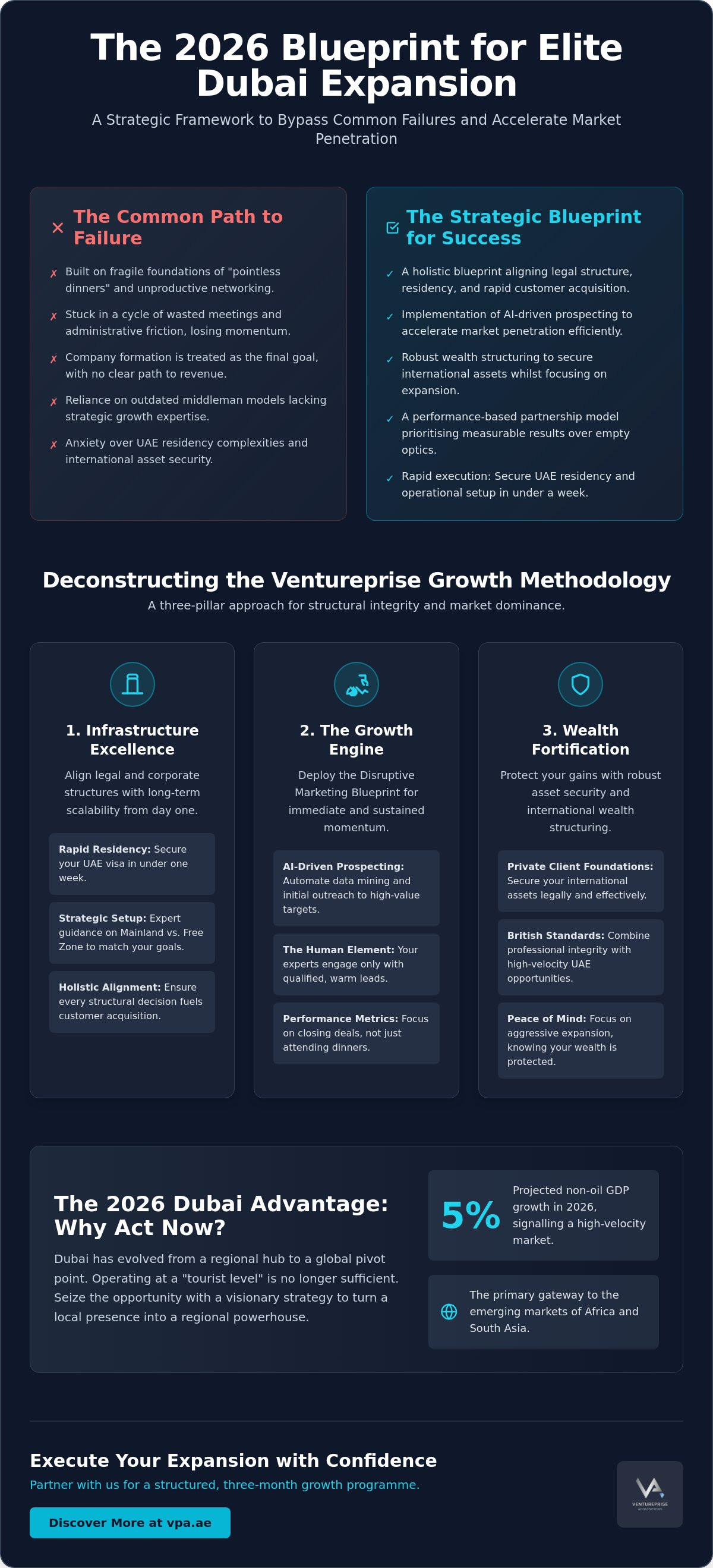 Ventureprise Acquisitions strategies for growth
