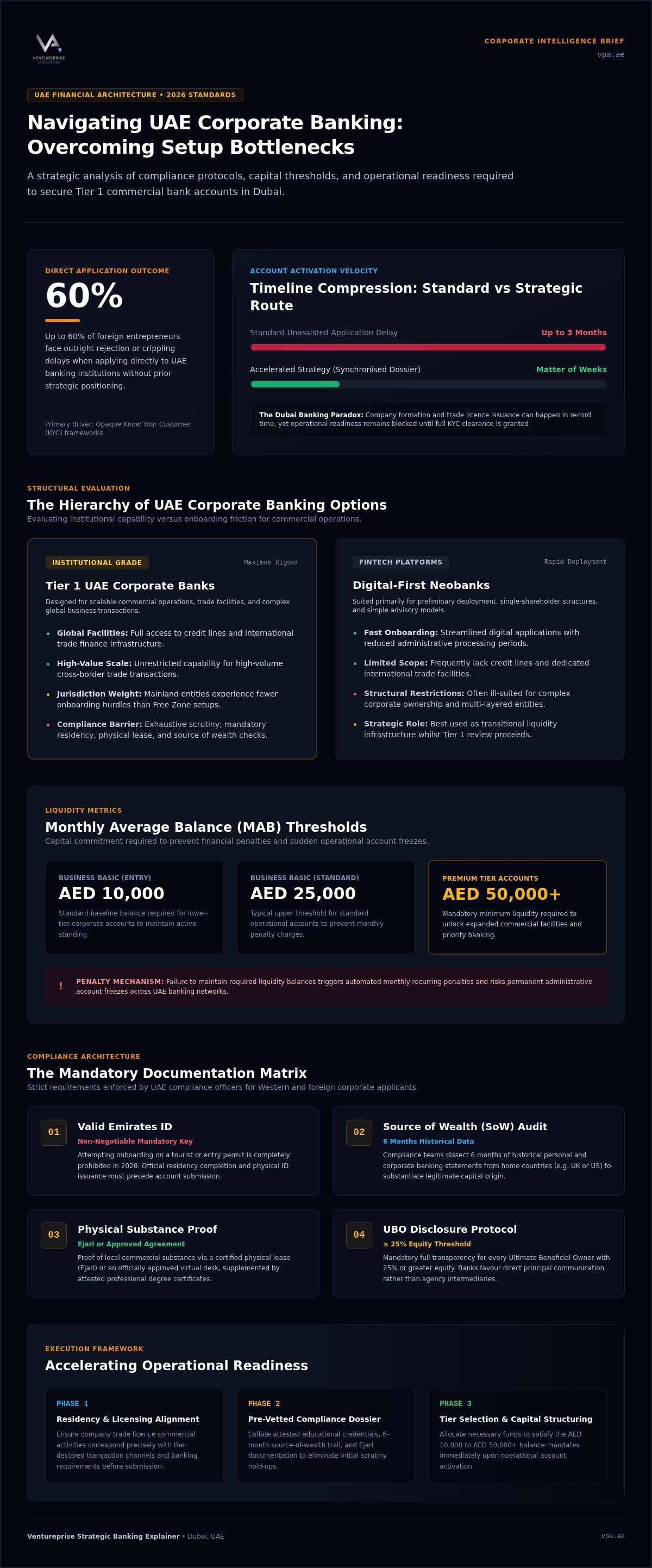 Challenges of opening a business bank account in Dubai