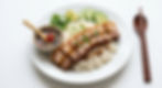 Crispy Pork Rice Dish