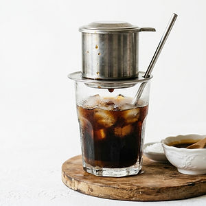 Cà Phê Đen Đá · Iced Black Phin Coffee